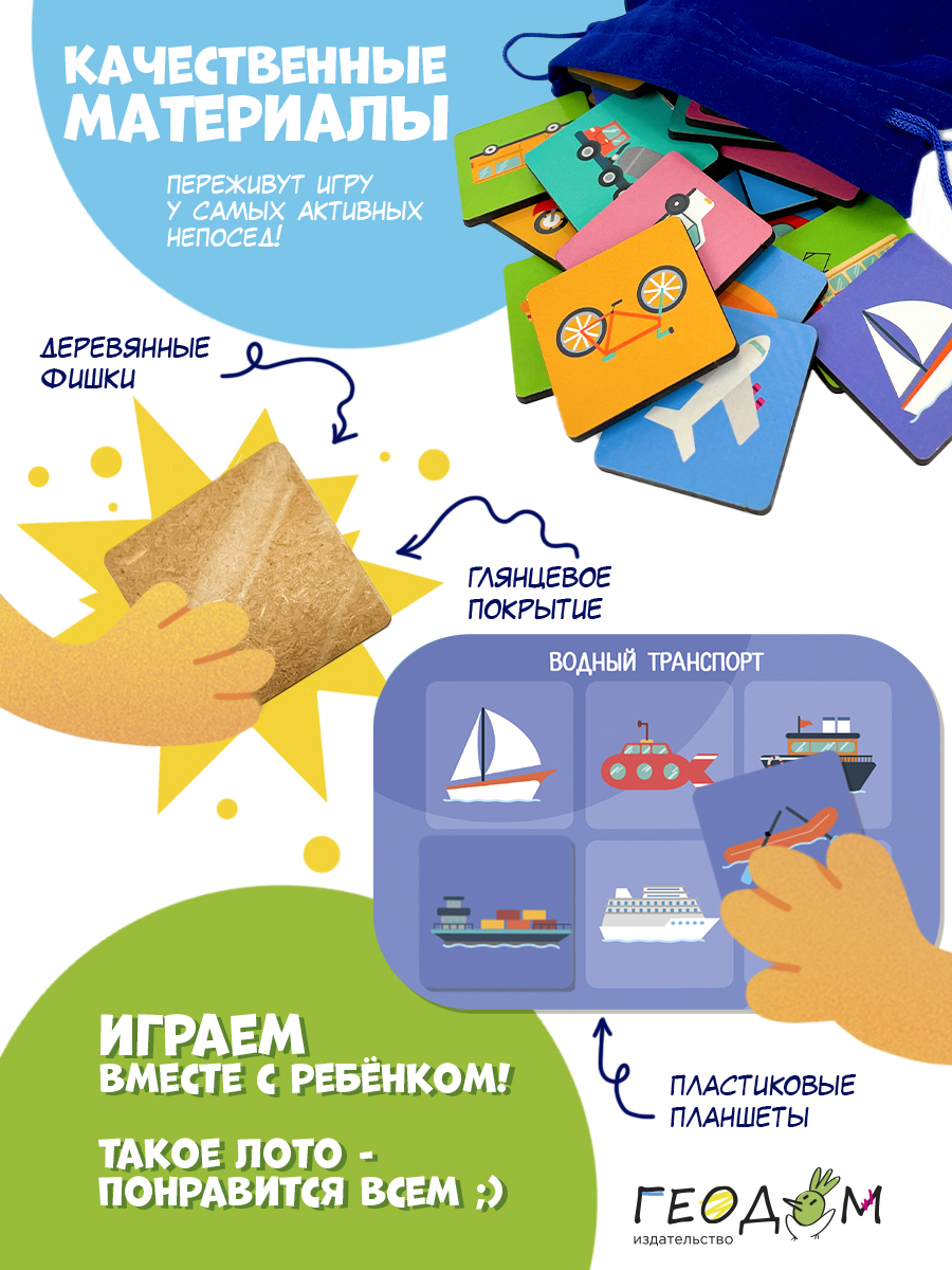 Настольная игра ГЕОДОМ Лото - фото 5