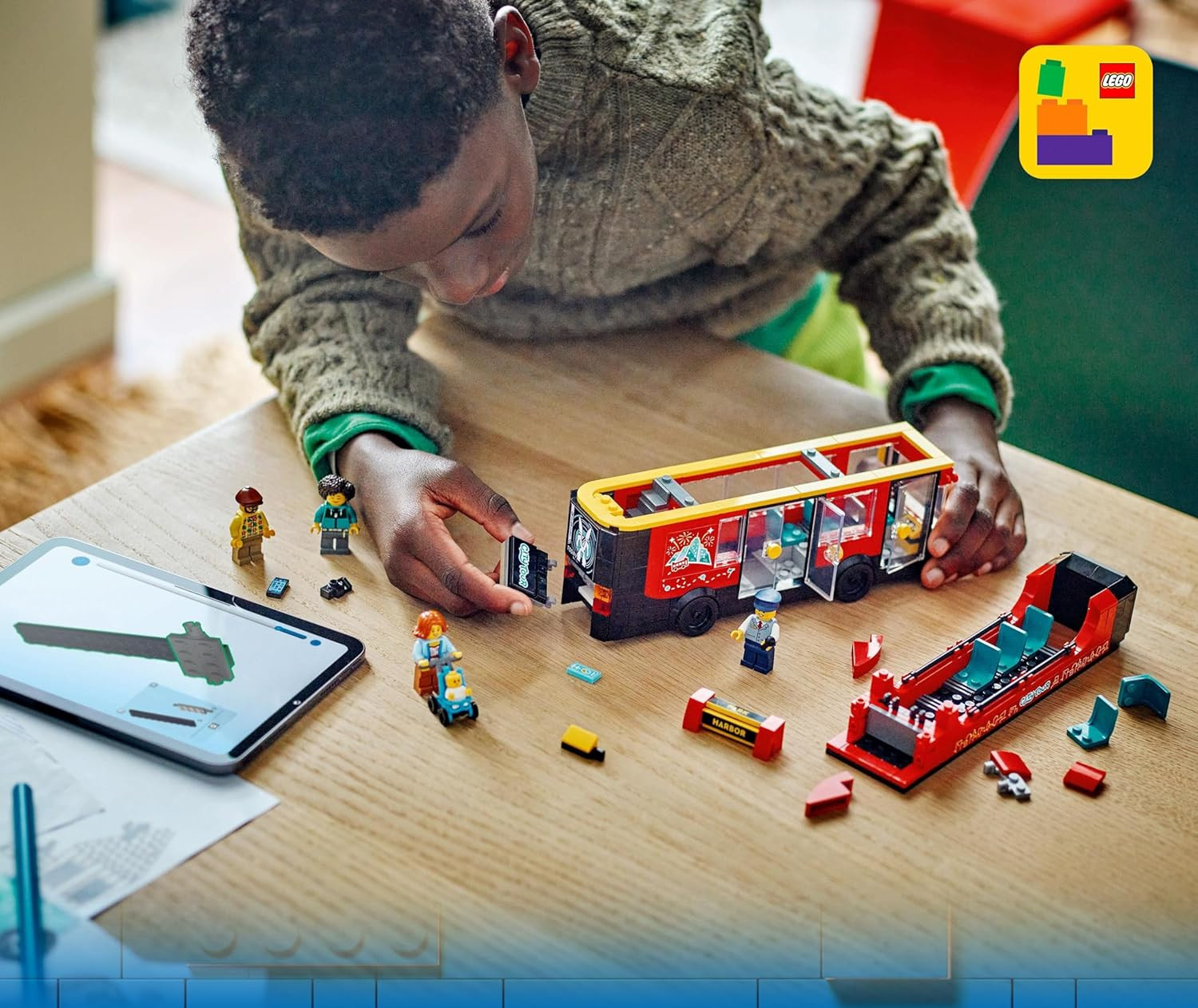 Конструктор LEGO City Double-Decker Sightseeing Bus 384 дет. - фото 10