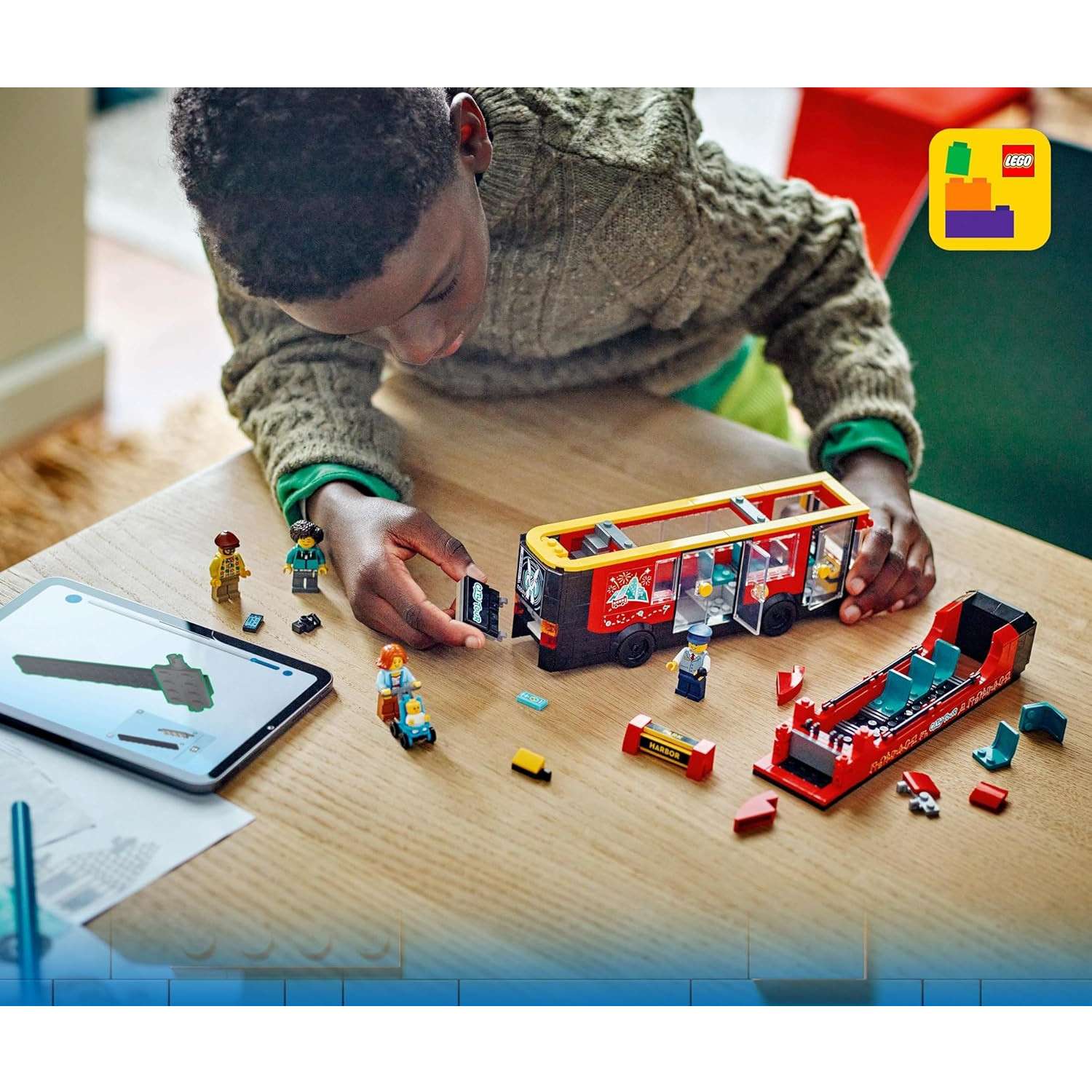 Конструктор LEGO City Double-Decker Sightseeing Bus блочный - фото 10