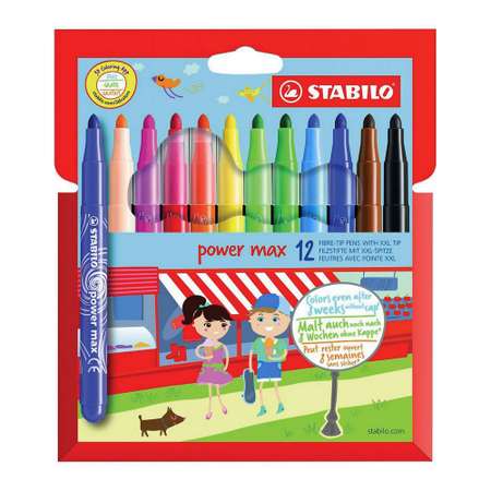 Фломастеры STABILO 12 цв.