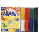 Пластилин Calligrata восковой 8 цв.