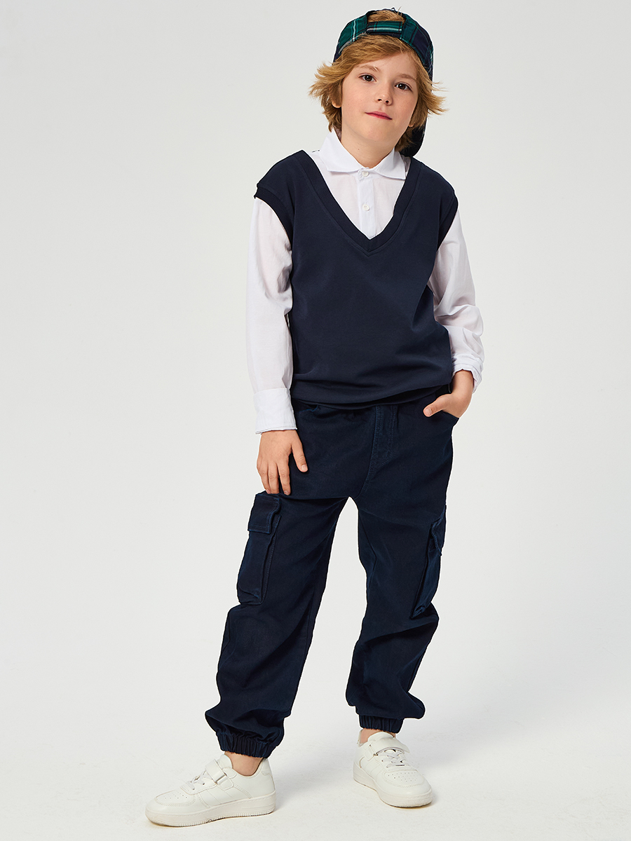 Джинсы HappyFox HF00801т.синий - фото 8