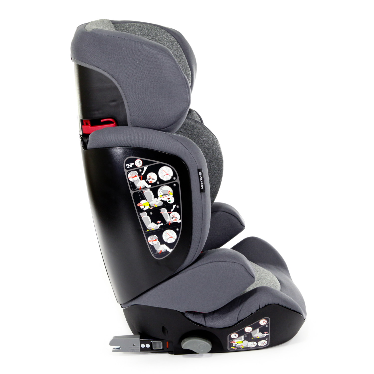 Автокресло Olsson Aurora Fix Grey Isofix 2/3 (15-36 кг) - фото 10