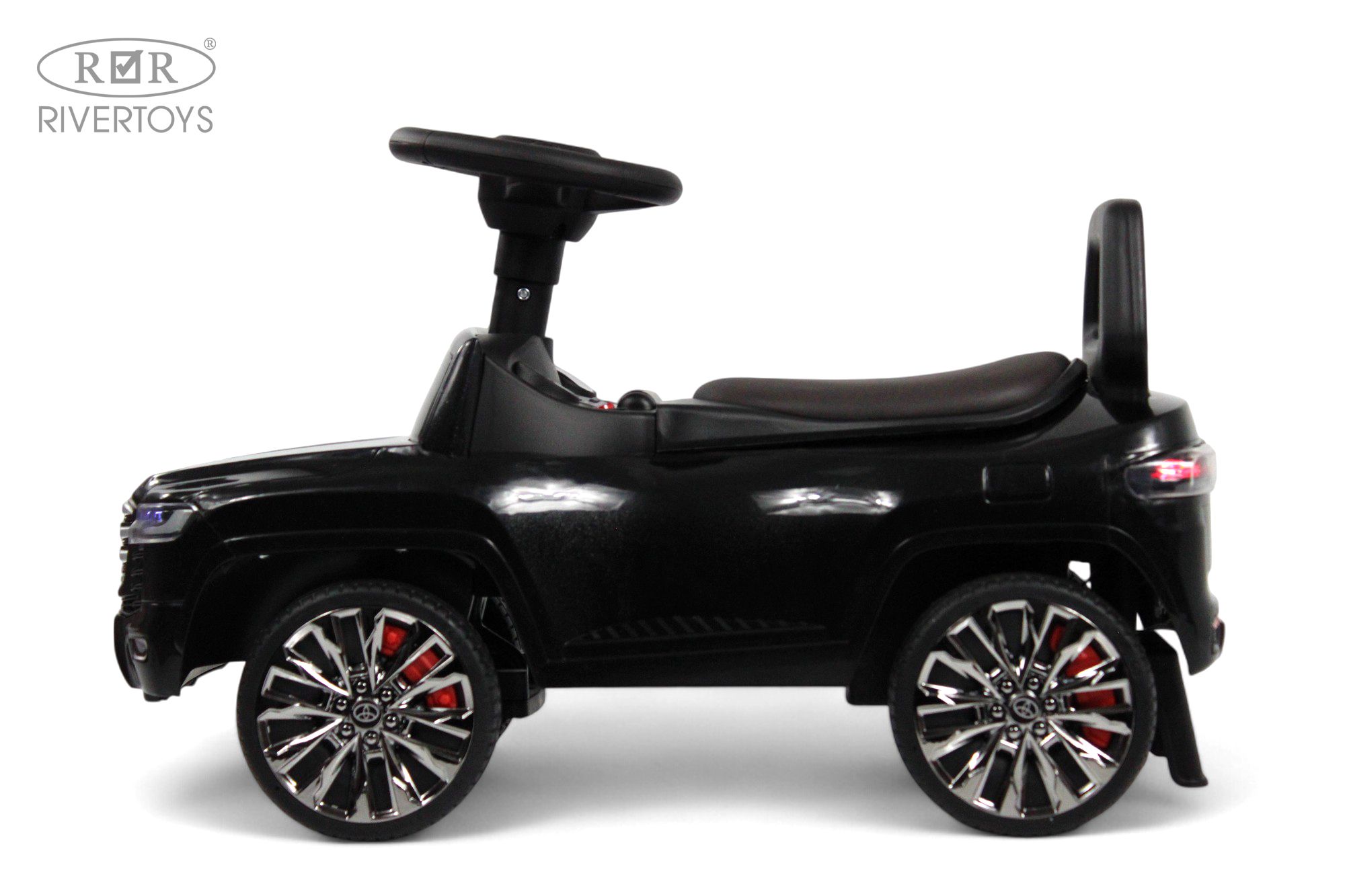 Каталка RIVERTOYS Z002ZZ-D-BLACK черный - фото 4