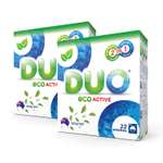 Стиральный порошок DUO ECO ACTIVE автомат универсальный гипоаллергенный ЭКОлогичный - 2 пачки по 650 г 44 стирки