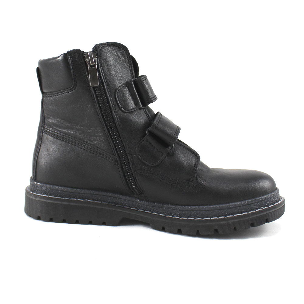 Ботинки BEST.A 249/01-СВ BEST.A Ботинки для мальчика,черный кожа - фото 2