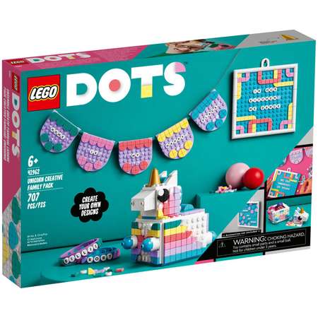 Конструктор LEGO DOTS Творческий набор Единорог 707 дет.