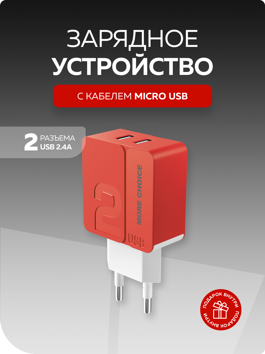 Сетевое зарядное устройство More Choice NC46m - фото 2