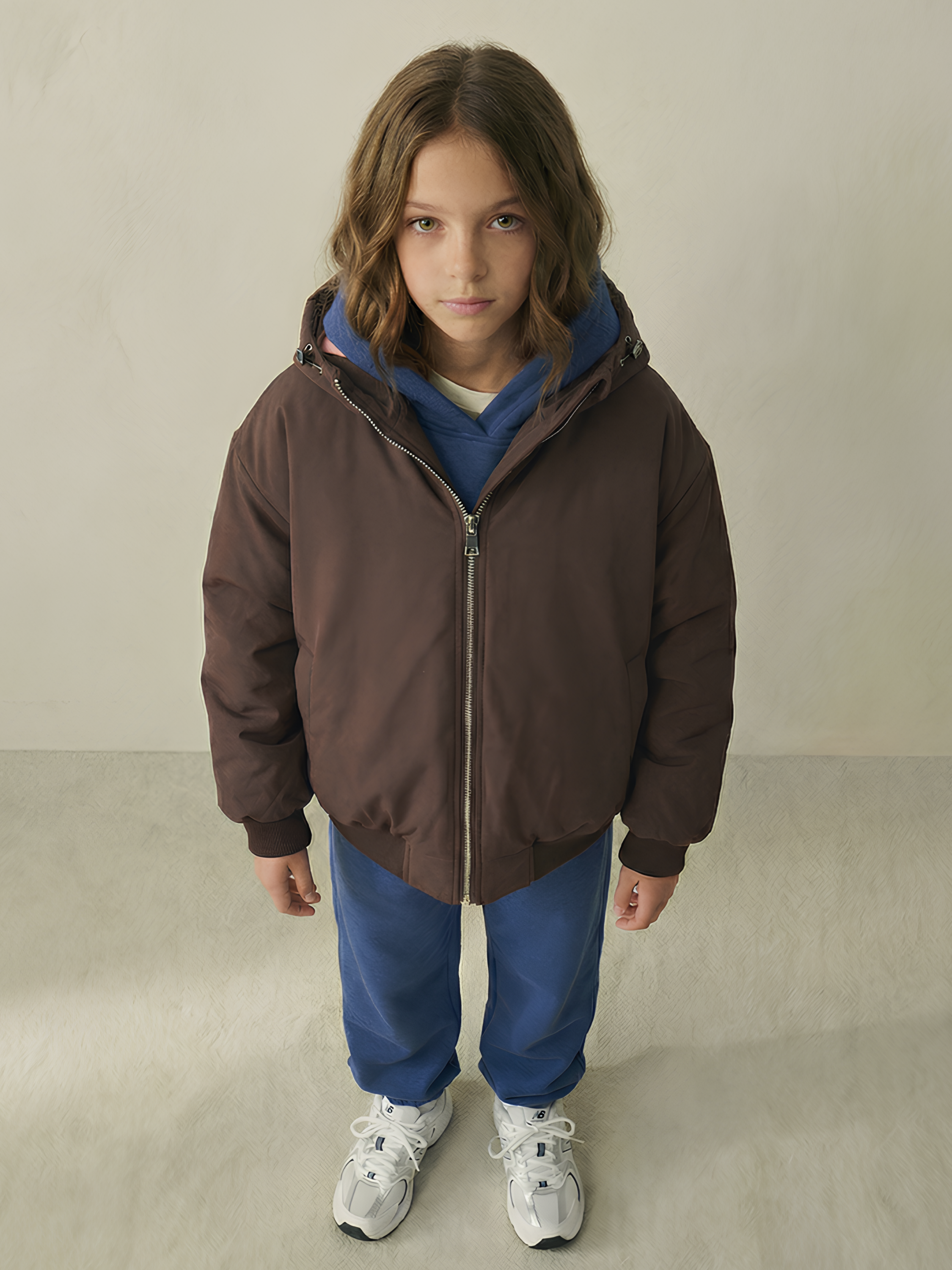 Бомбер MIRANAM БомберДляДевочкиКоричневый - фото 3