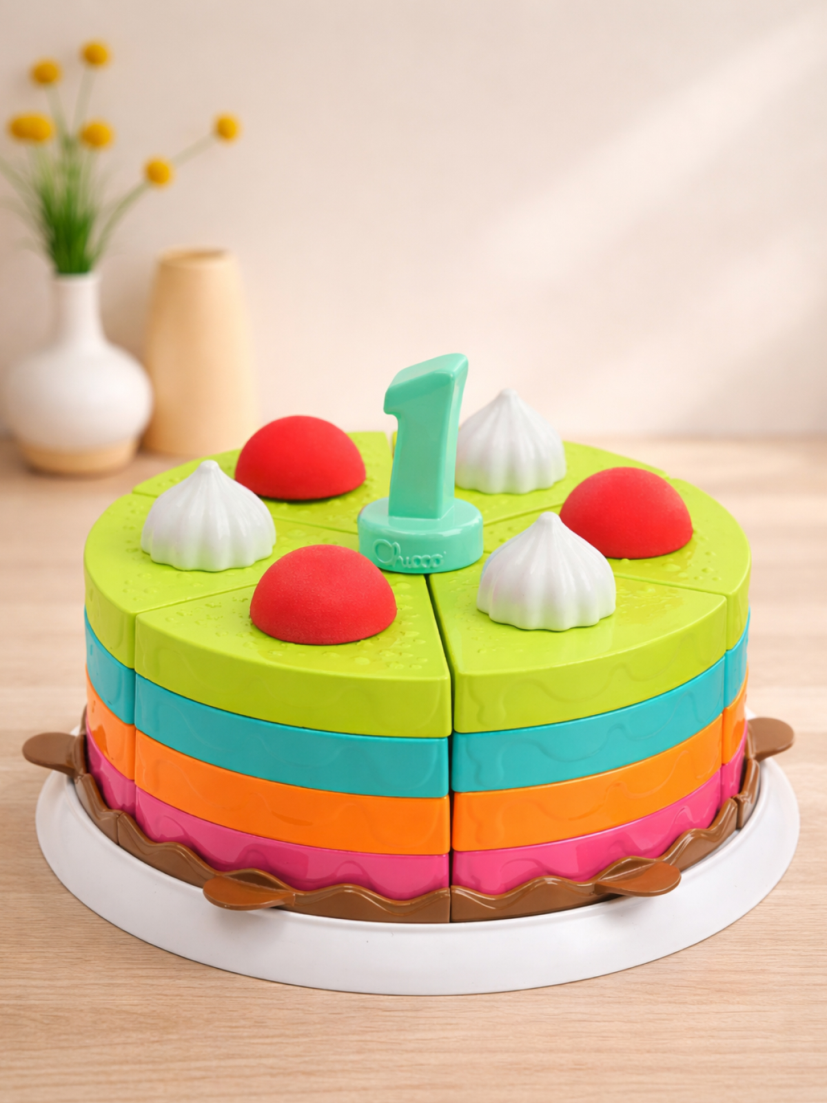 Конструктор Chicco Торт "Радуга" 42 дет. - фото 4