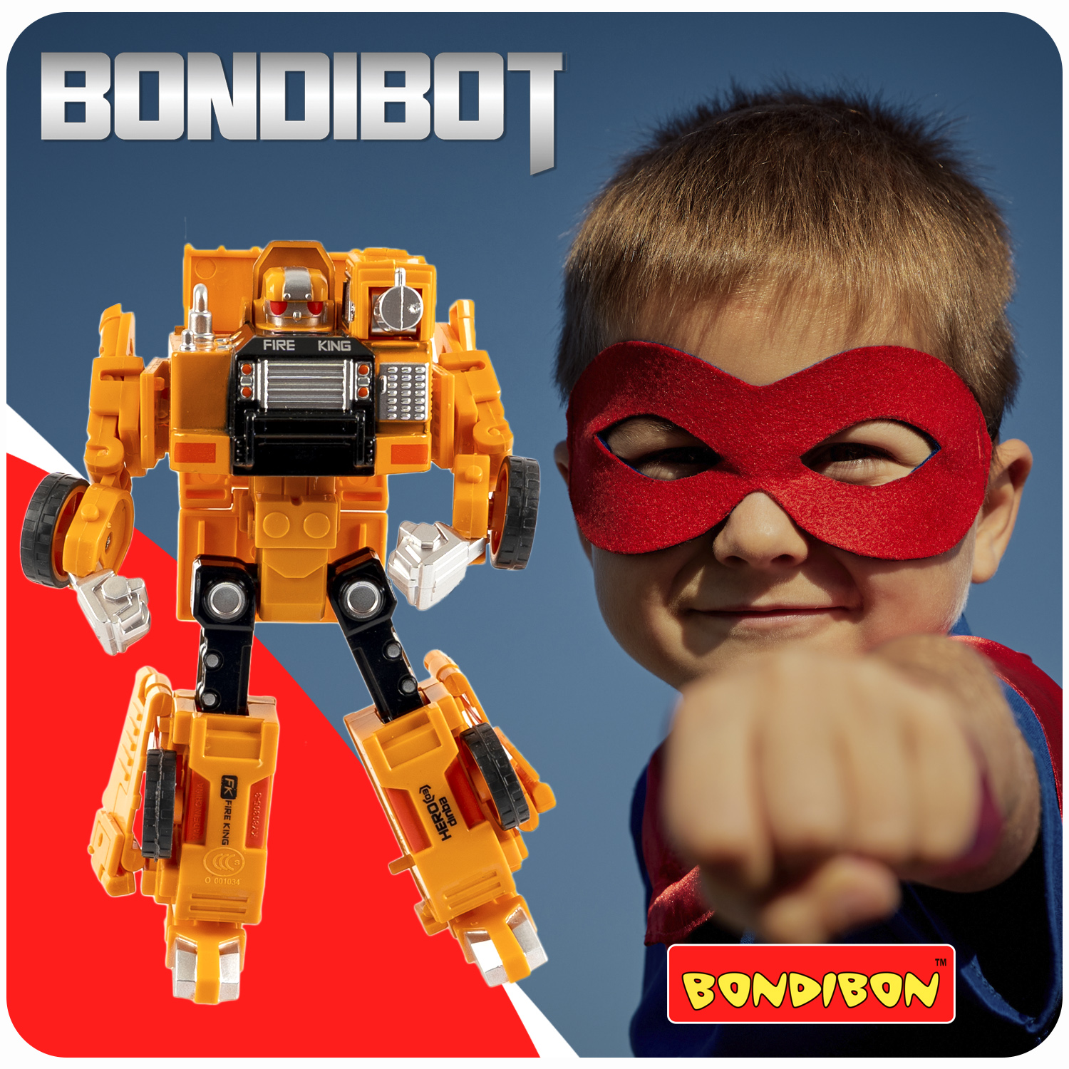 Фигурка Bondibon трансформер Робот Машина 2в1 - фото 11