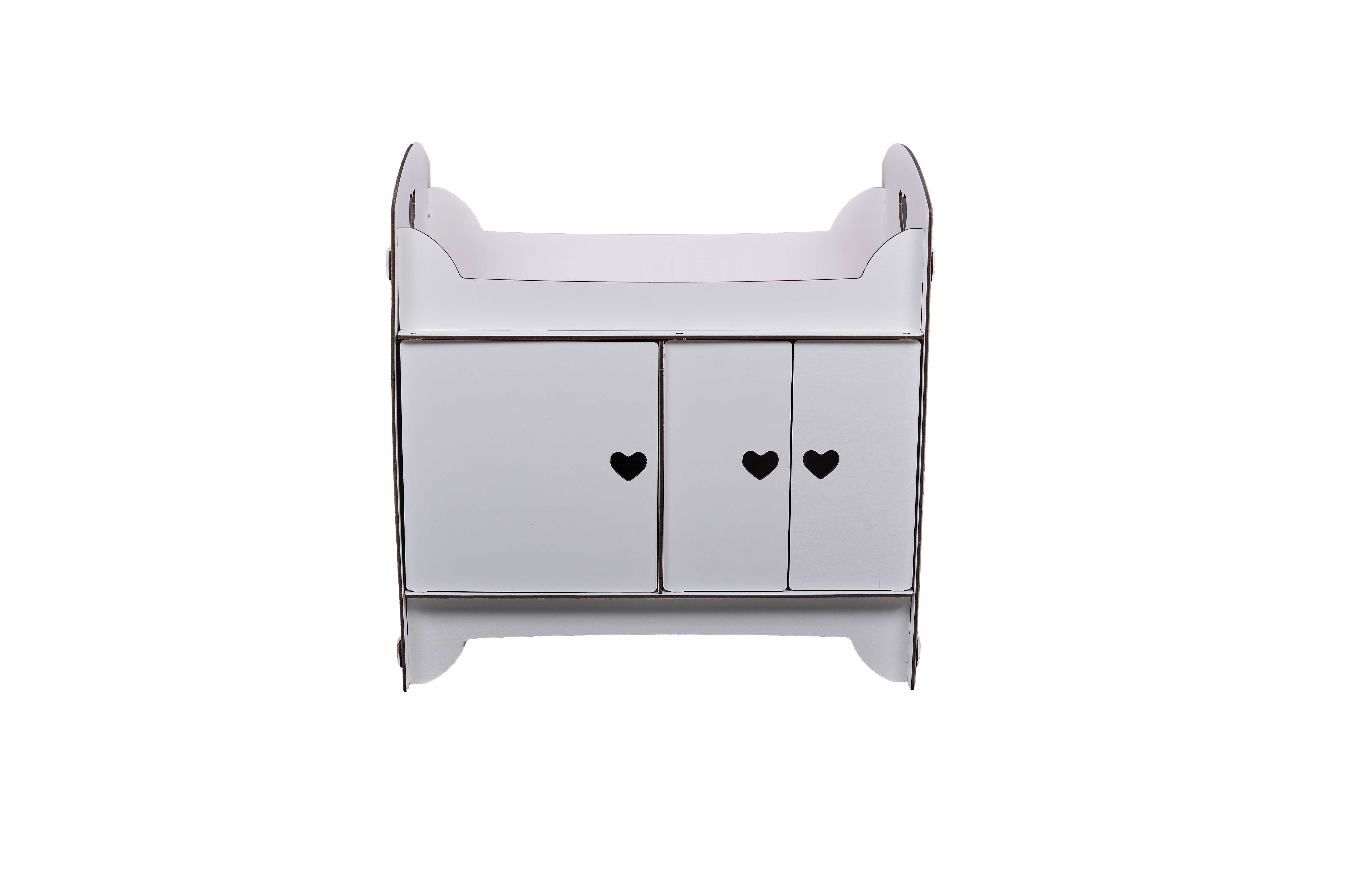 Аксессуар для кукол Pema kids кровать Кроватка комод - фото 1