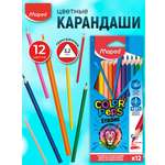 Карандаши цветные MAPED 12 шт.