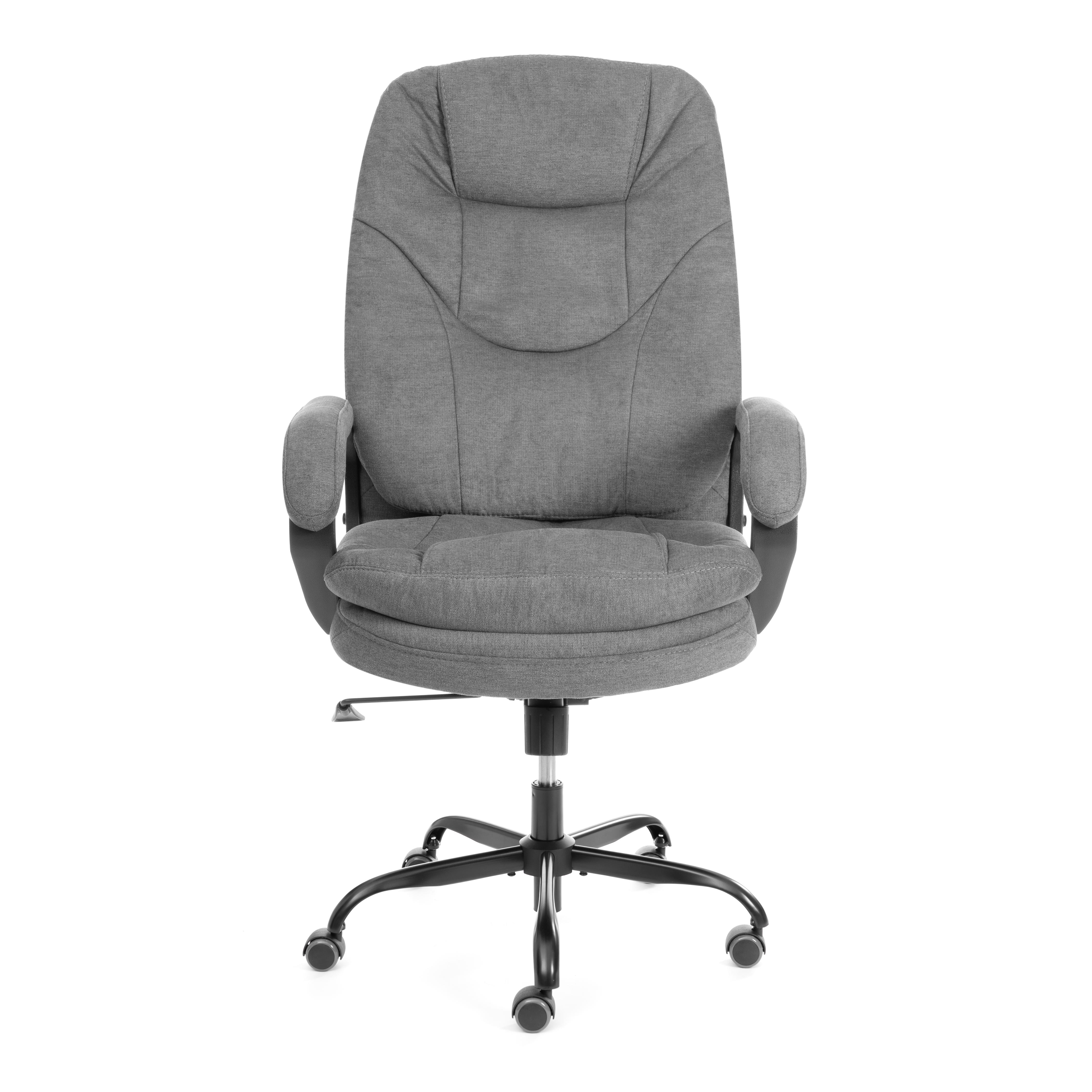 Компьютерное кресло TETCHAIR COMFORT metalBL ткань серый - фото 7