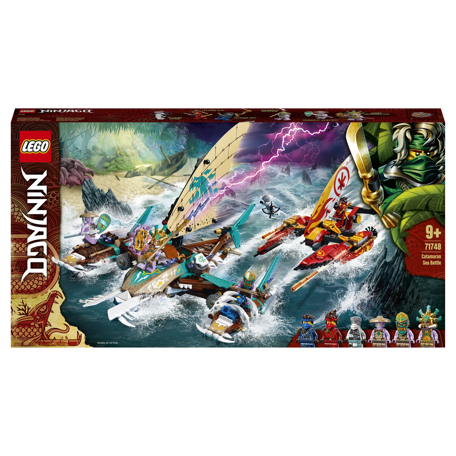 Конструктор LEGO NINJAGO Морская битва на катамаране - фото 2