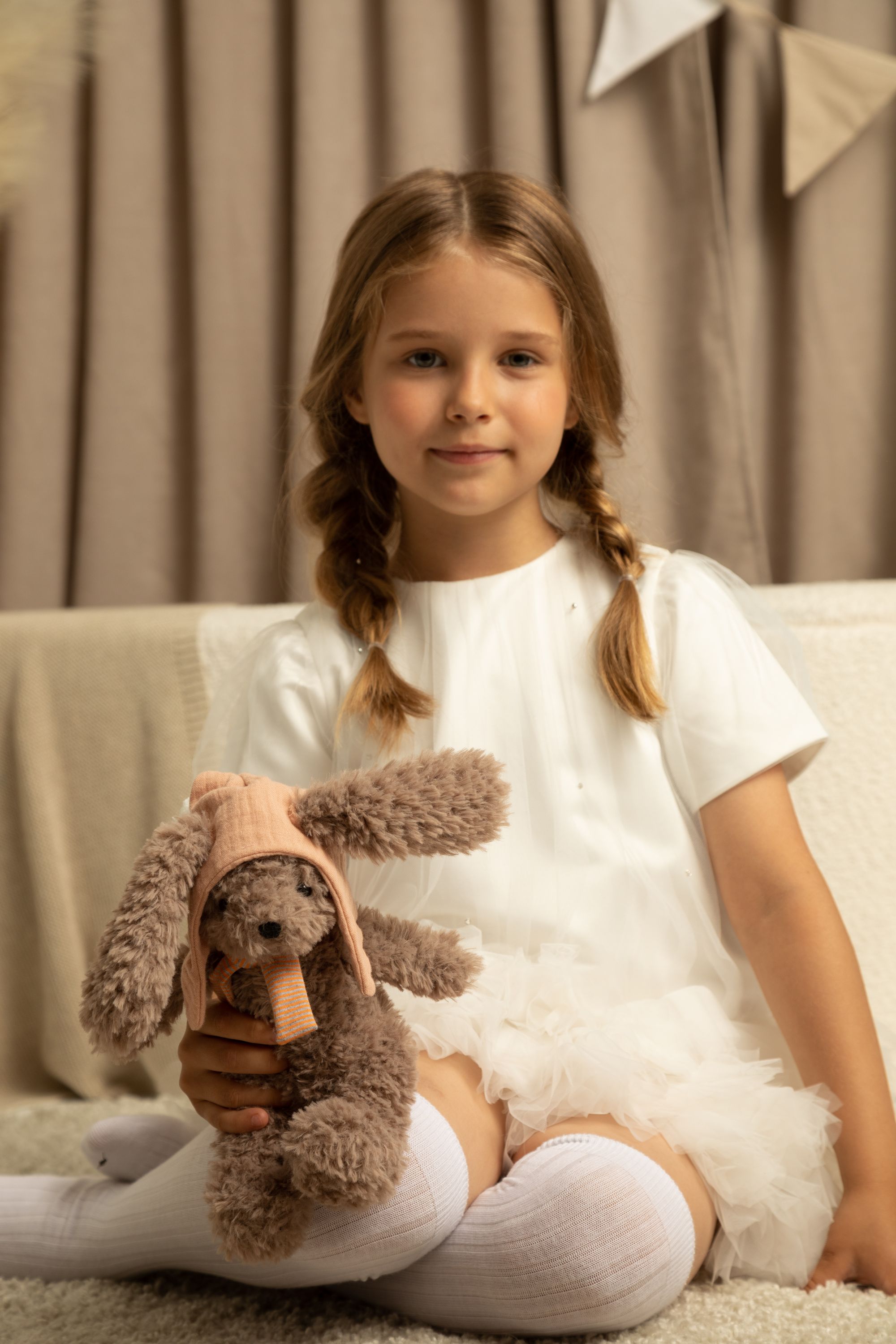 Мягкая игрушка GULLIVER toys Зайчик в шапочке - фото 12