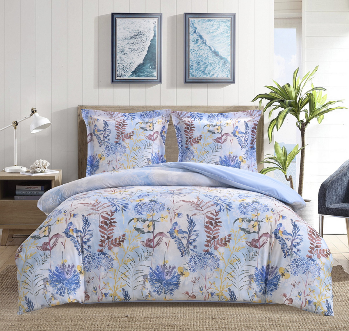 Комплект постельного белья MCotton Делио двуспальный 4 предм. - фото 2