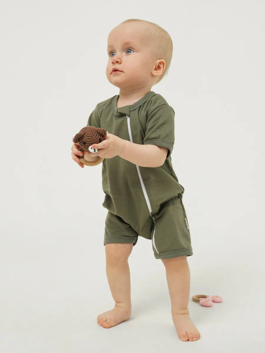 Песочник 3 шт Супер Пупс нбр/3пр/псчн/молн/ХакиЛисточкиВеточки - фото 25