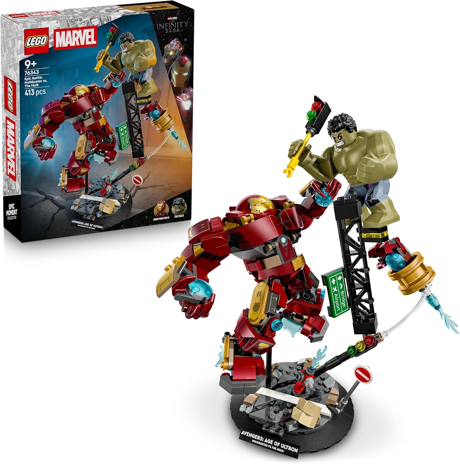 Конструктор LEGO Marvel Super Heroes Халкбастер против Халка 413 дет. - фото 1