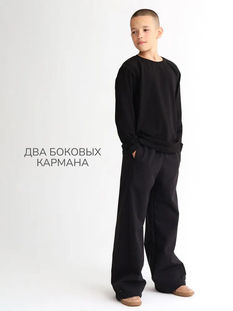 Брюки MINIDINO В-Б-012Брюки софтшелл Trek черный - фото 4