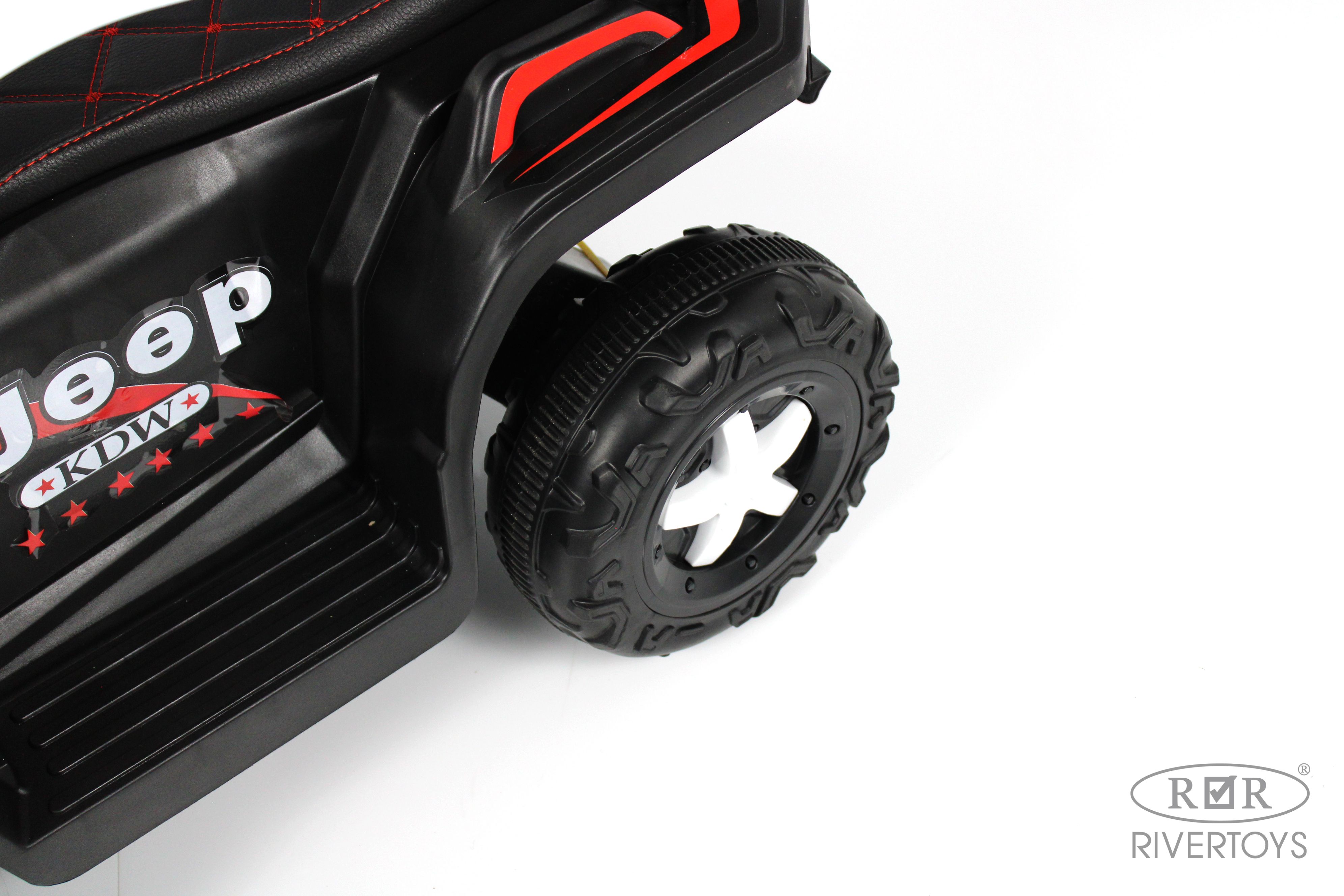 Электромобиль RIVERTOYS G003GG-WHITE С пультом ДУ - фото 7