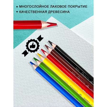 Карандаши цветные ACMELIAE 6 шт.