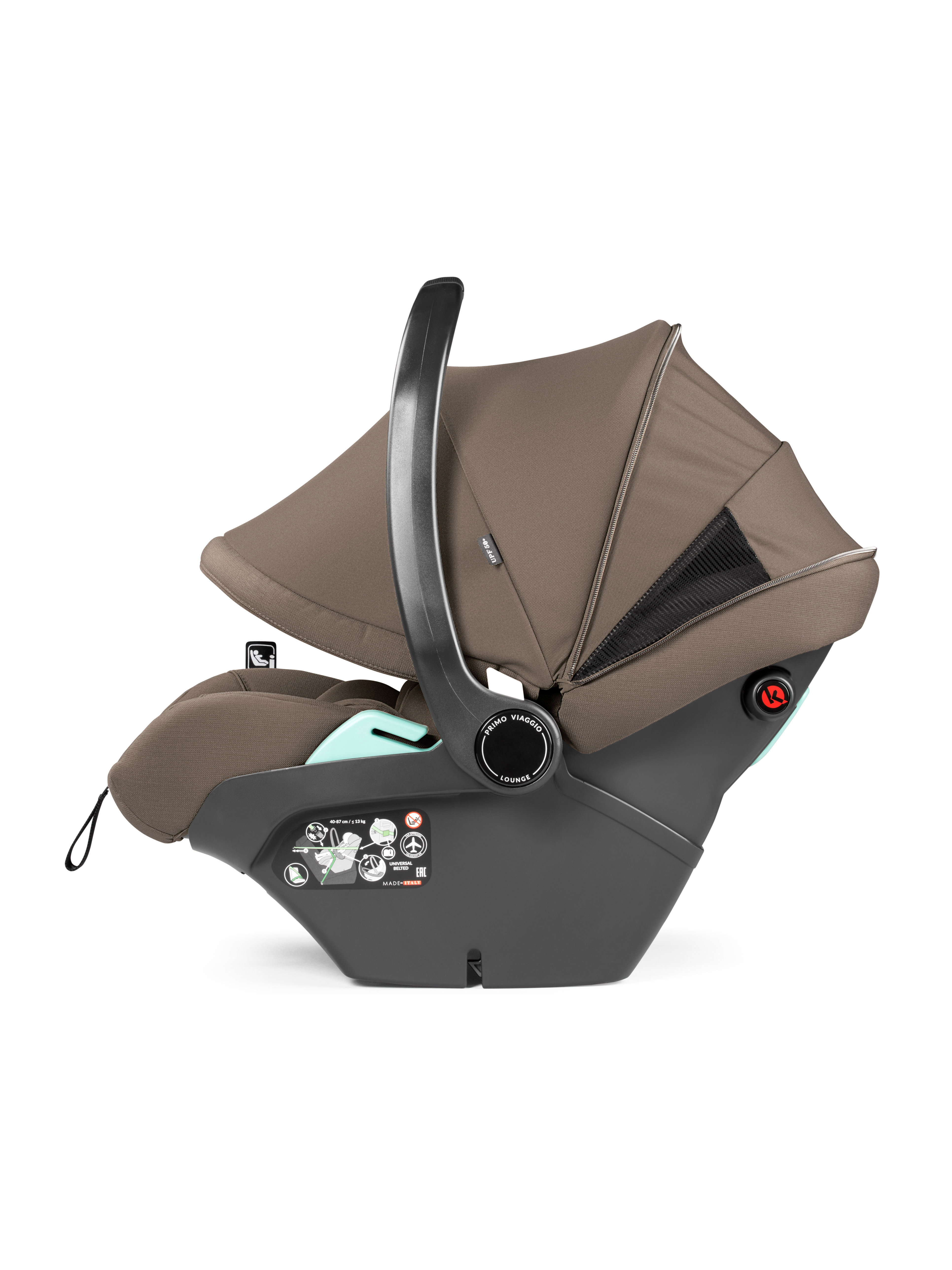 Автокресло Peg-Perego Lounge 0 (0 -13 кг) бежевый - фото 12