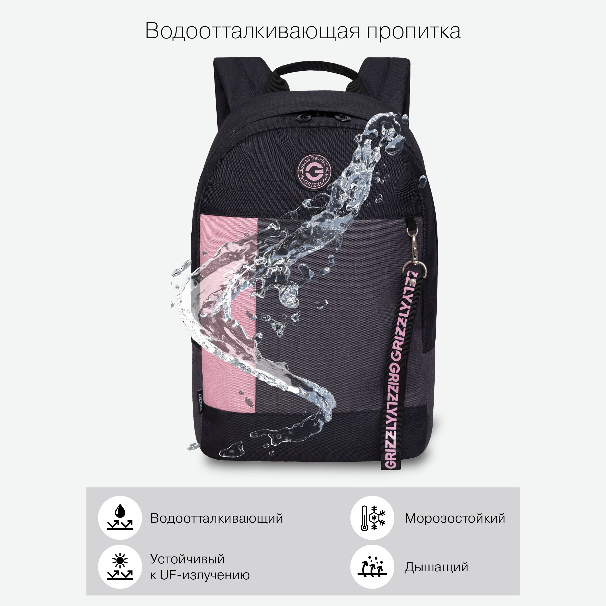Рюкзак Grizzly для девочки - фото 9