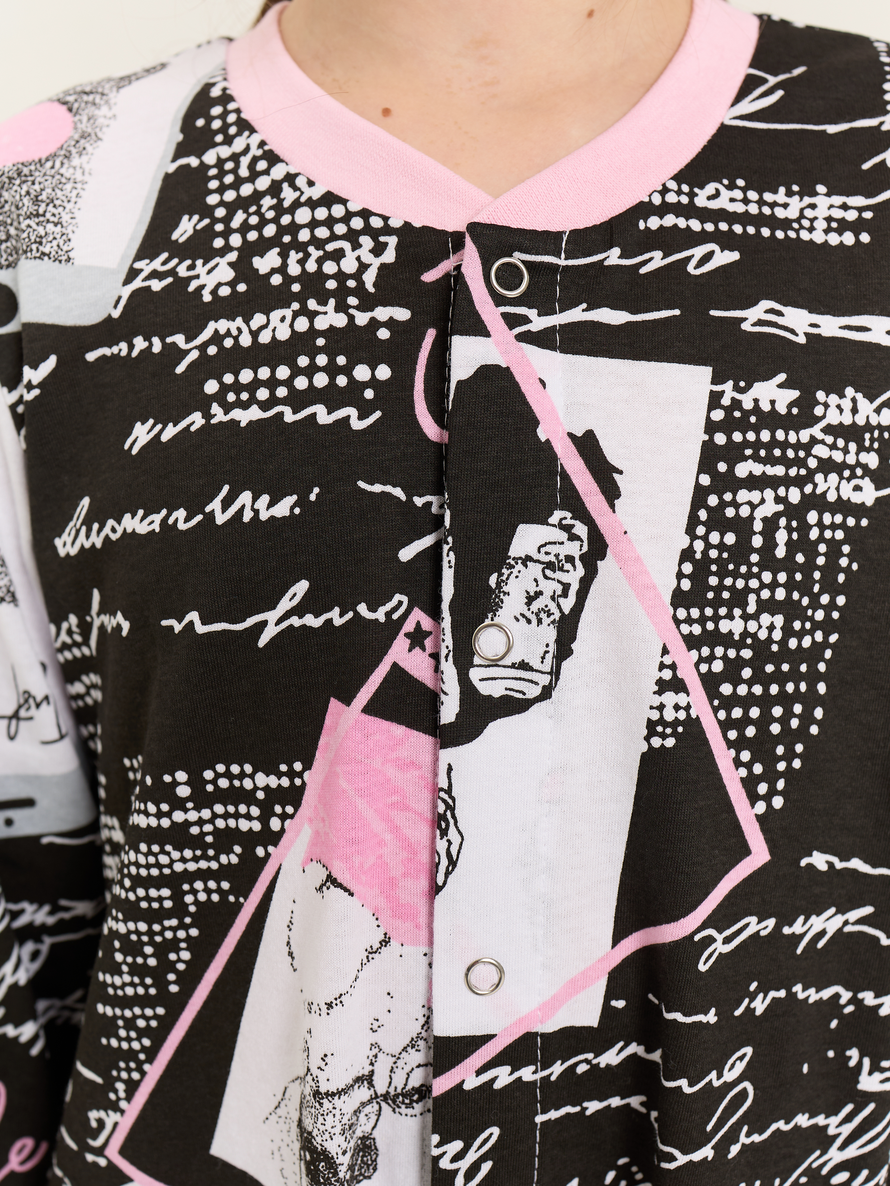 Пижама Весёлый человечек Д00113П/Надписи - фото 4