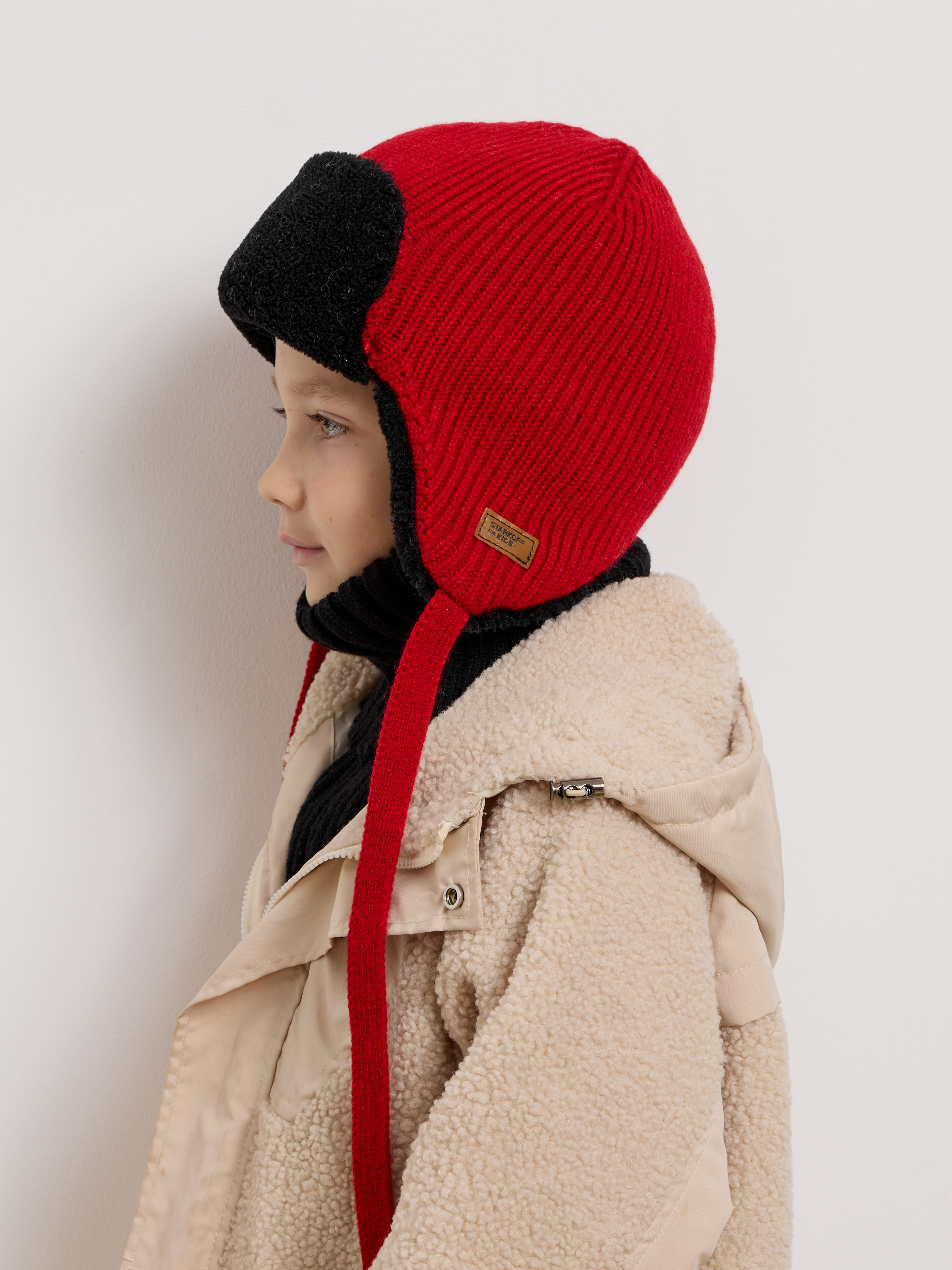 Шапка-ушанка Starkoff Kids Д301122/01 - фото 1