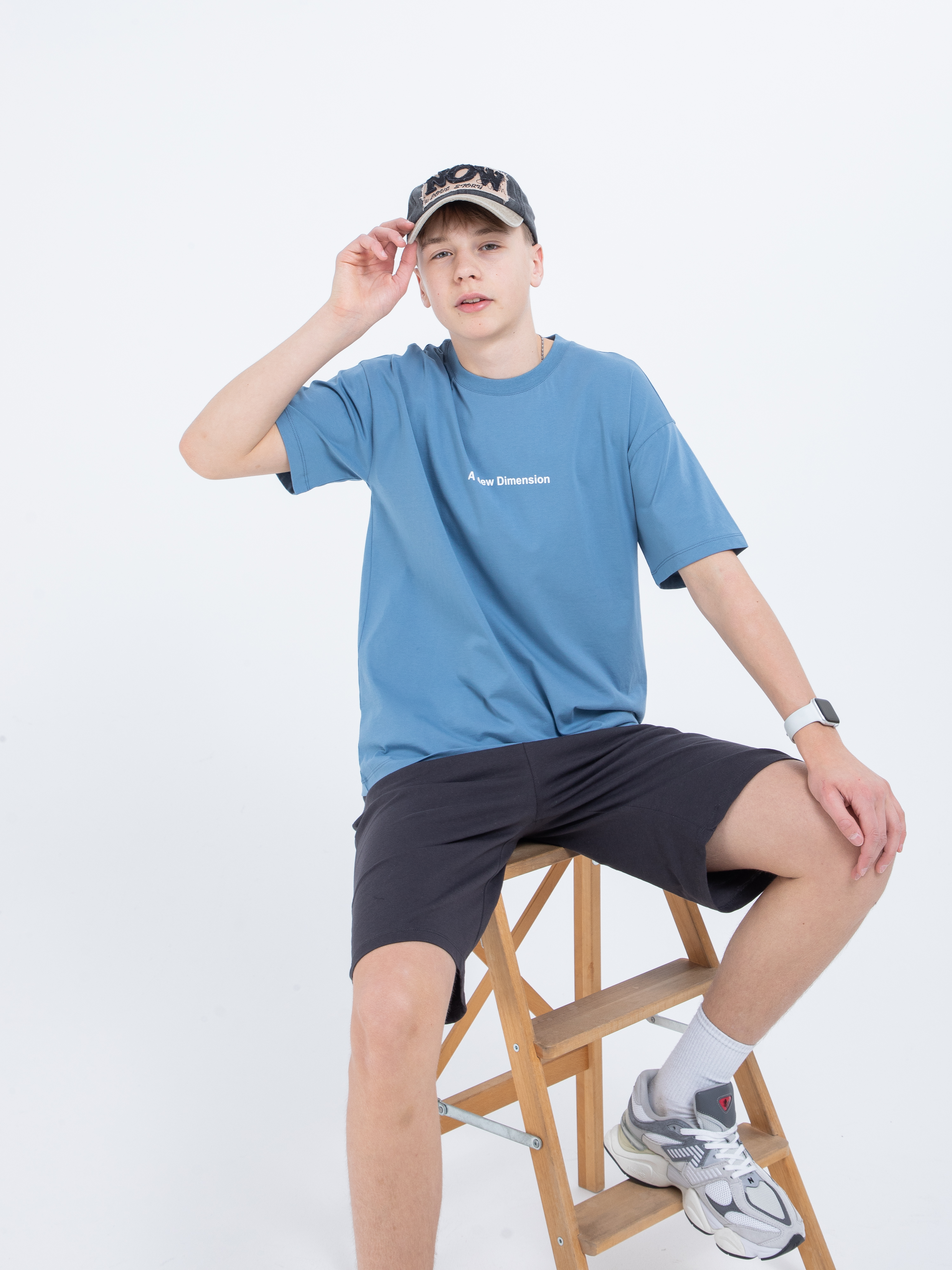 Футболка STELLA MODA 11220_джинс - фото 6