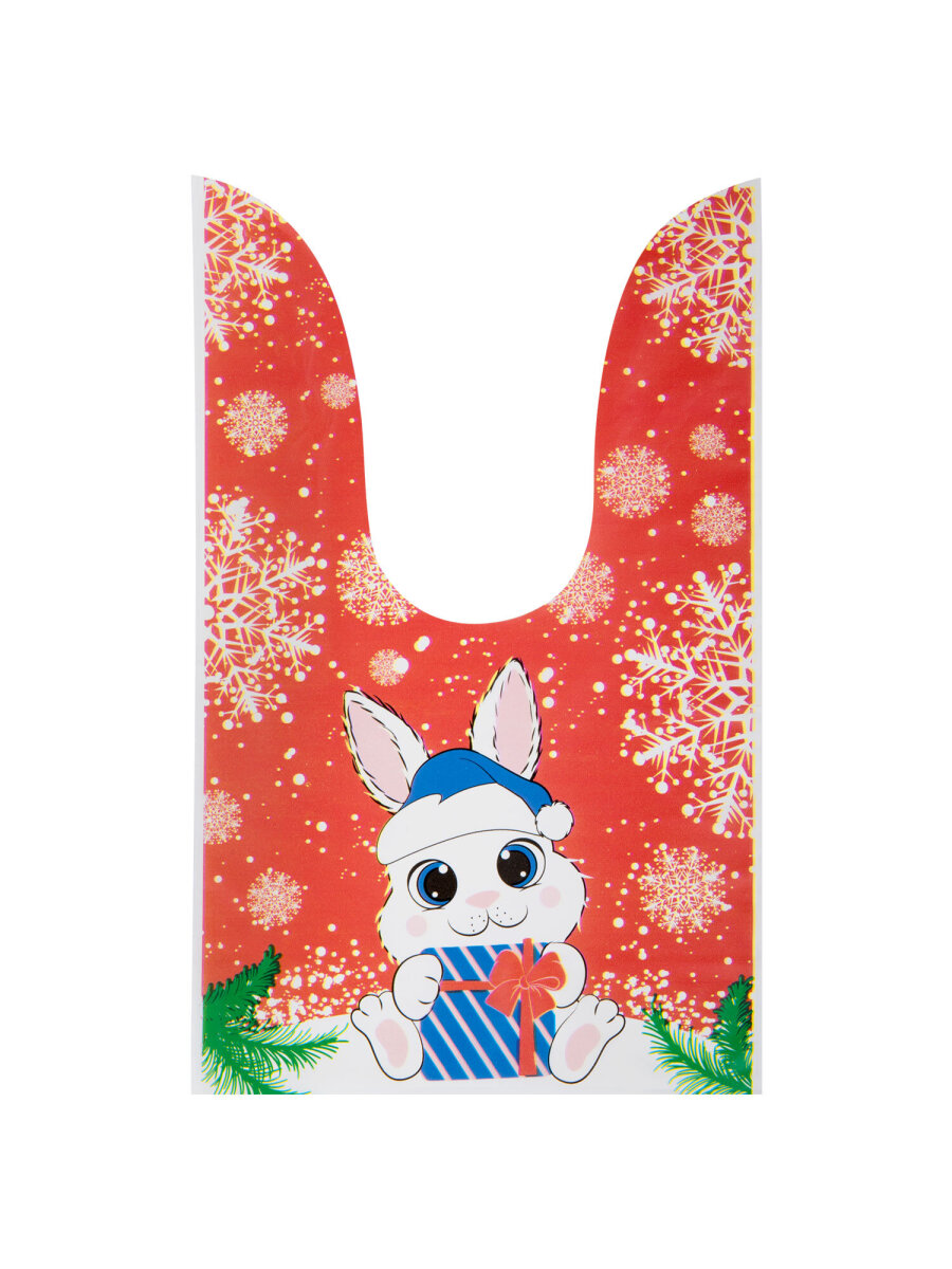 Пакет подарочный новогодний Золотая сказка пакетики для подарков и сладостей с зажимами набор 35 штук - фото 13