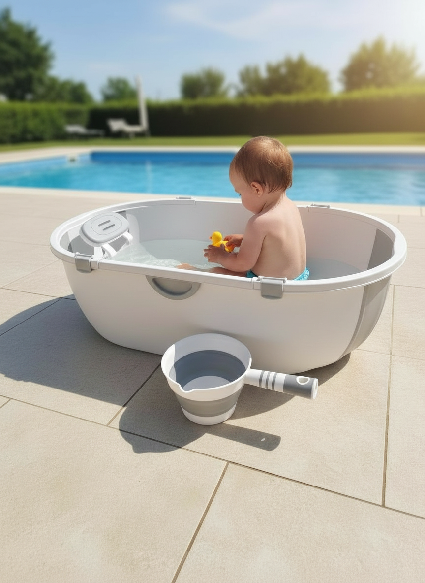 Ванночка NORVE складная серый - фото 5