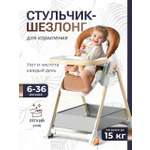 Стульчик для кормления TOMMY Chair-621 коричневый