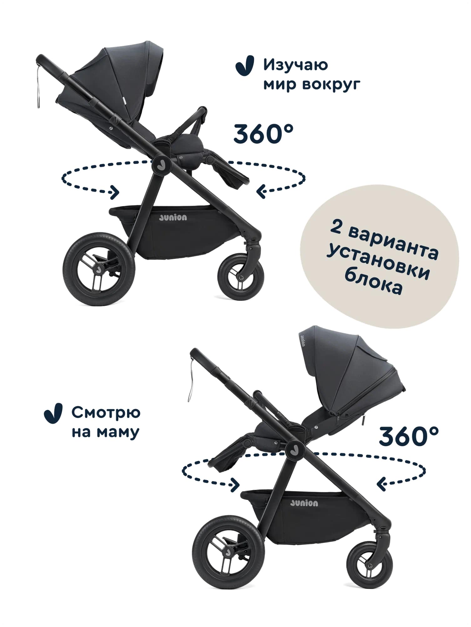 Коляска 2в1 Junion Pioni - фото 10