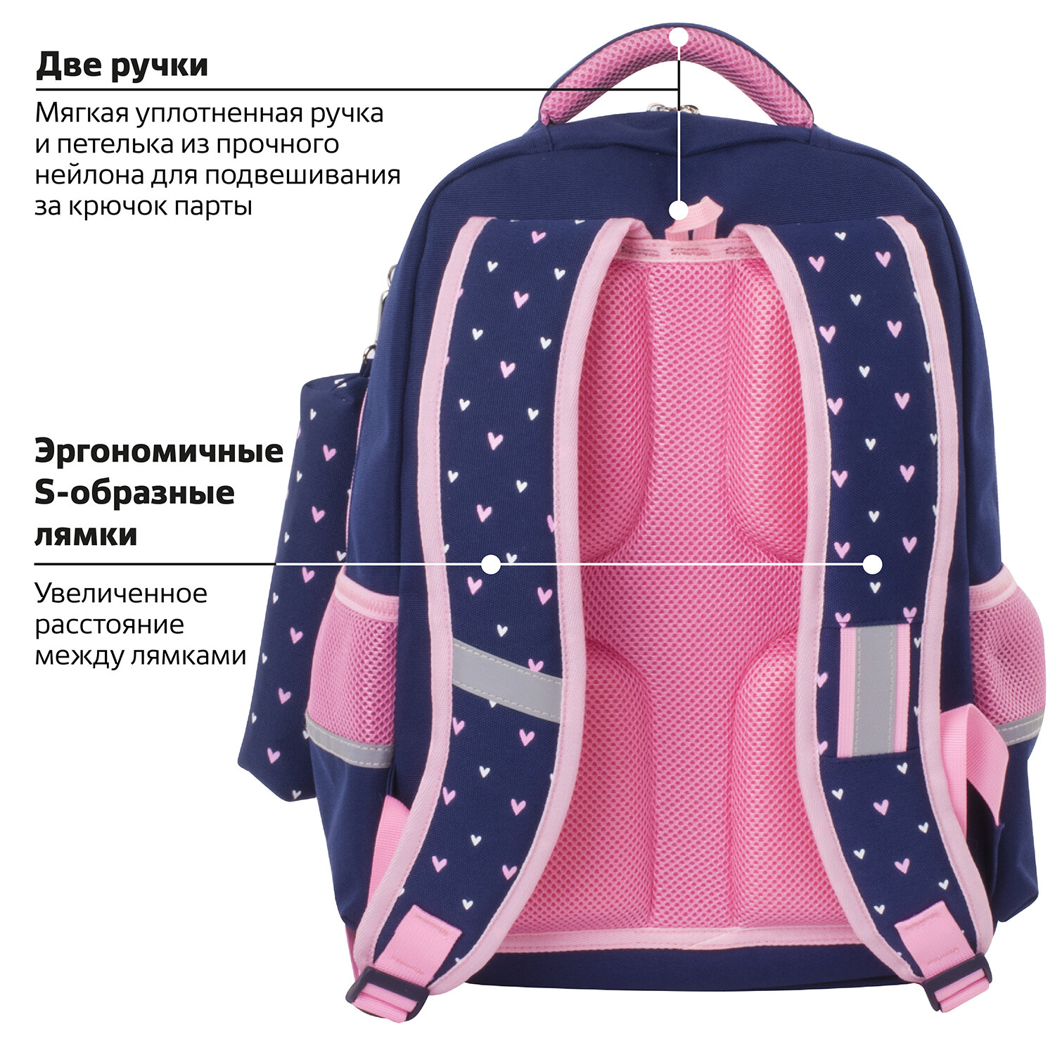 Рюкзак Юнландия Pink bow - фото 10