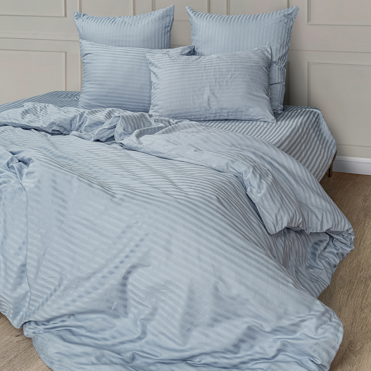 Комплект постельного белья Monocolor двуспальный 4 предм. - фото 10