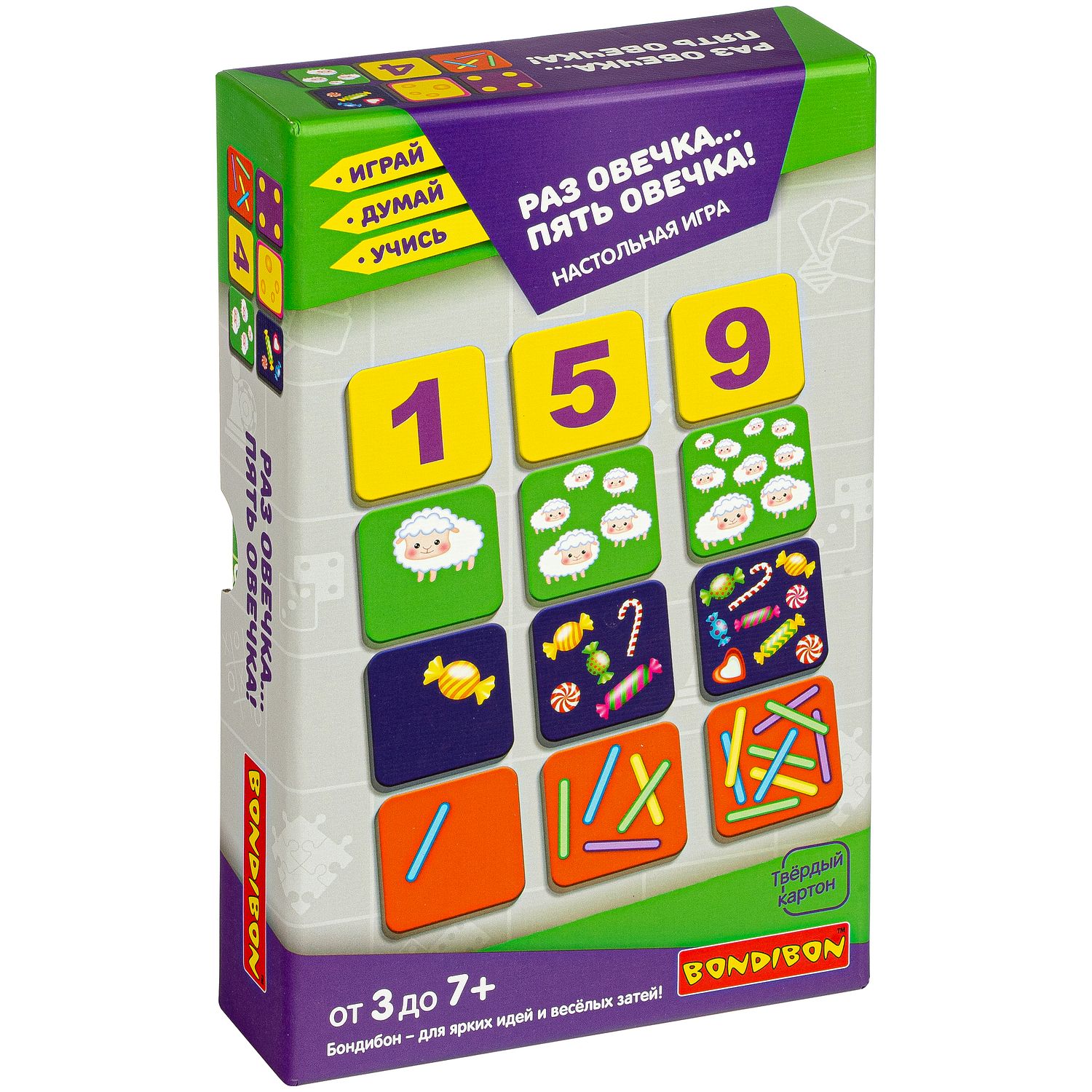 Настольная игра Bondibon на счёт Раз Овеча Пять Овечка - фото 3