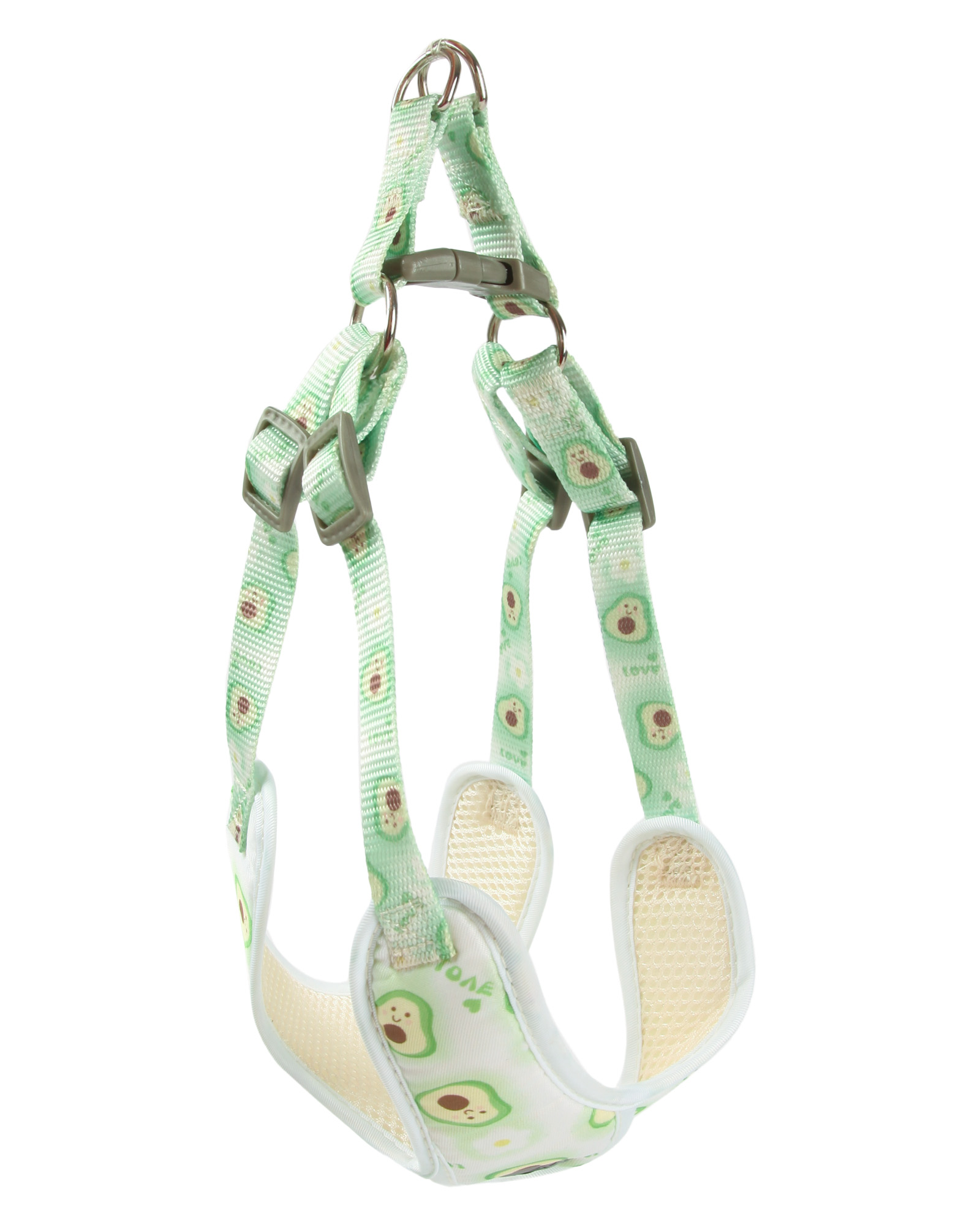 Шлейка-жилетка для собак средних пород Barbaks Авокадо M 1.5*49-57см - фото 1