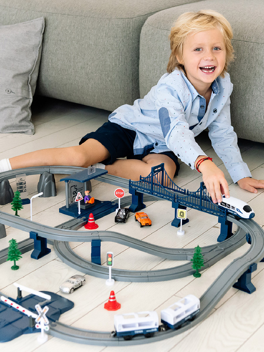 Набор железнодорожный Givito G211-018 - фото 4