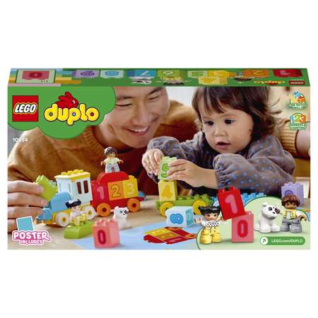 Конструктор LEGO DUPLO Поезд с цифрами-учимся считать сборная игровая модель