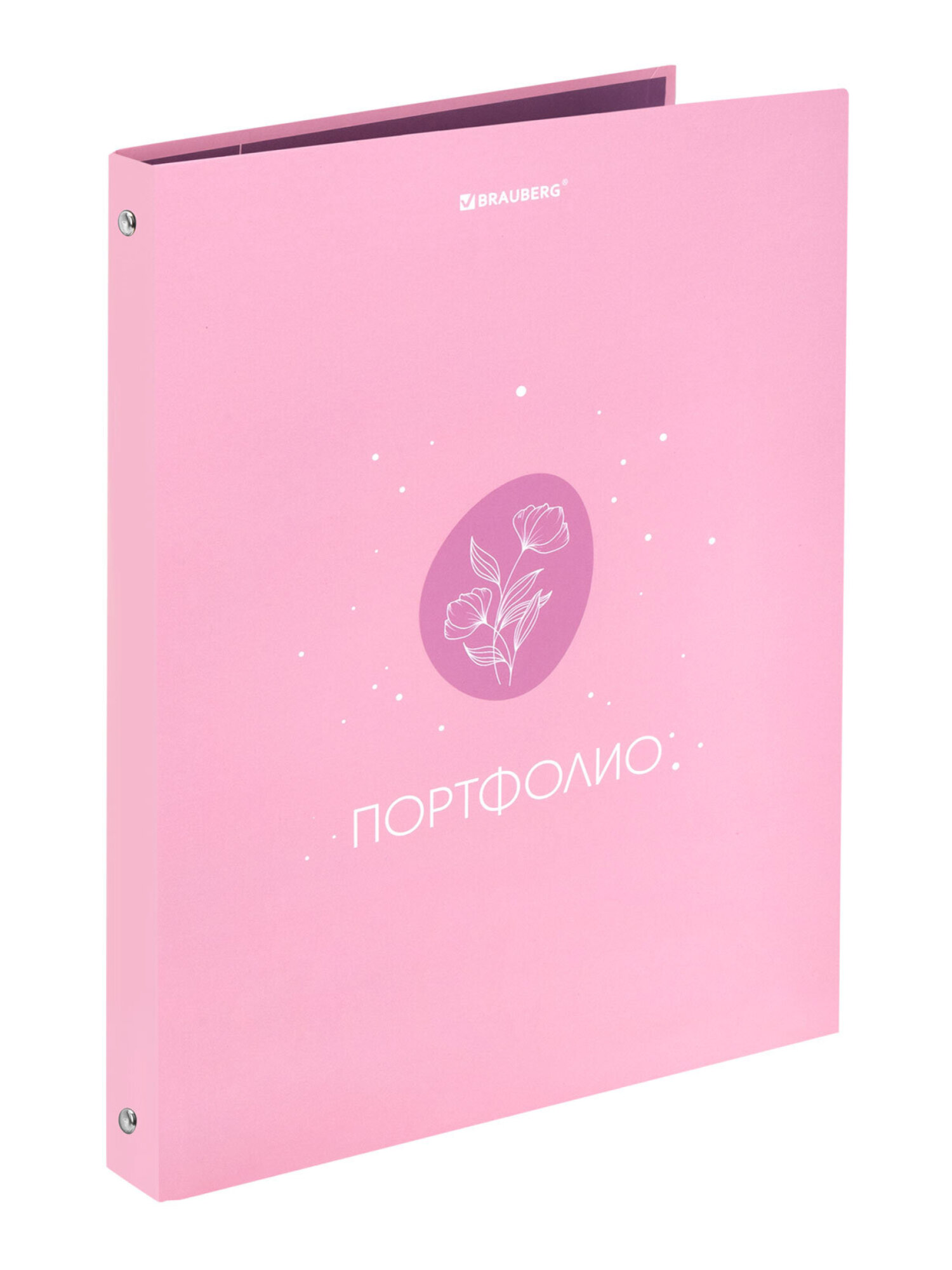 Портфолио школьника Brauberg папка А4 на кольцах 20 файлов для девочки - фото 6