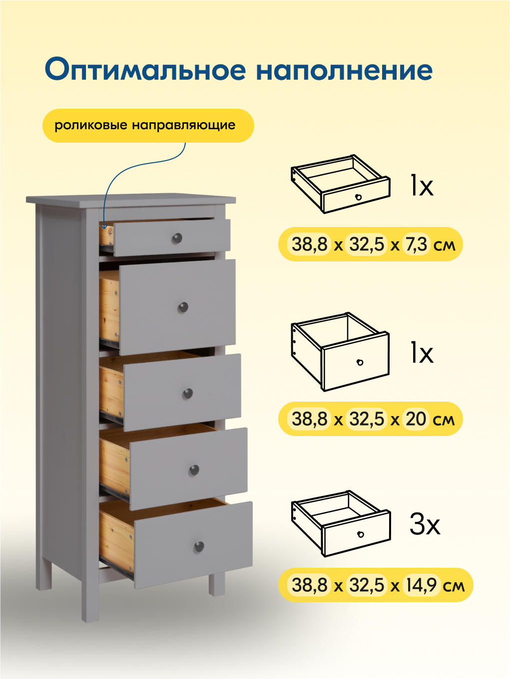 Комод IKEA КЫМОР - фото 6