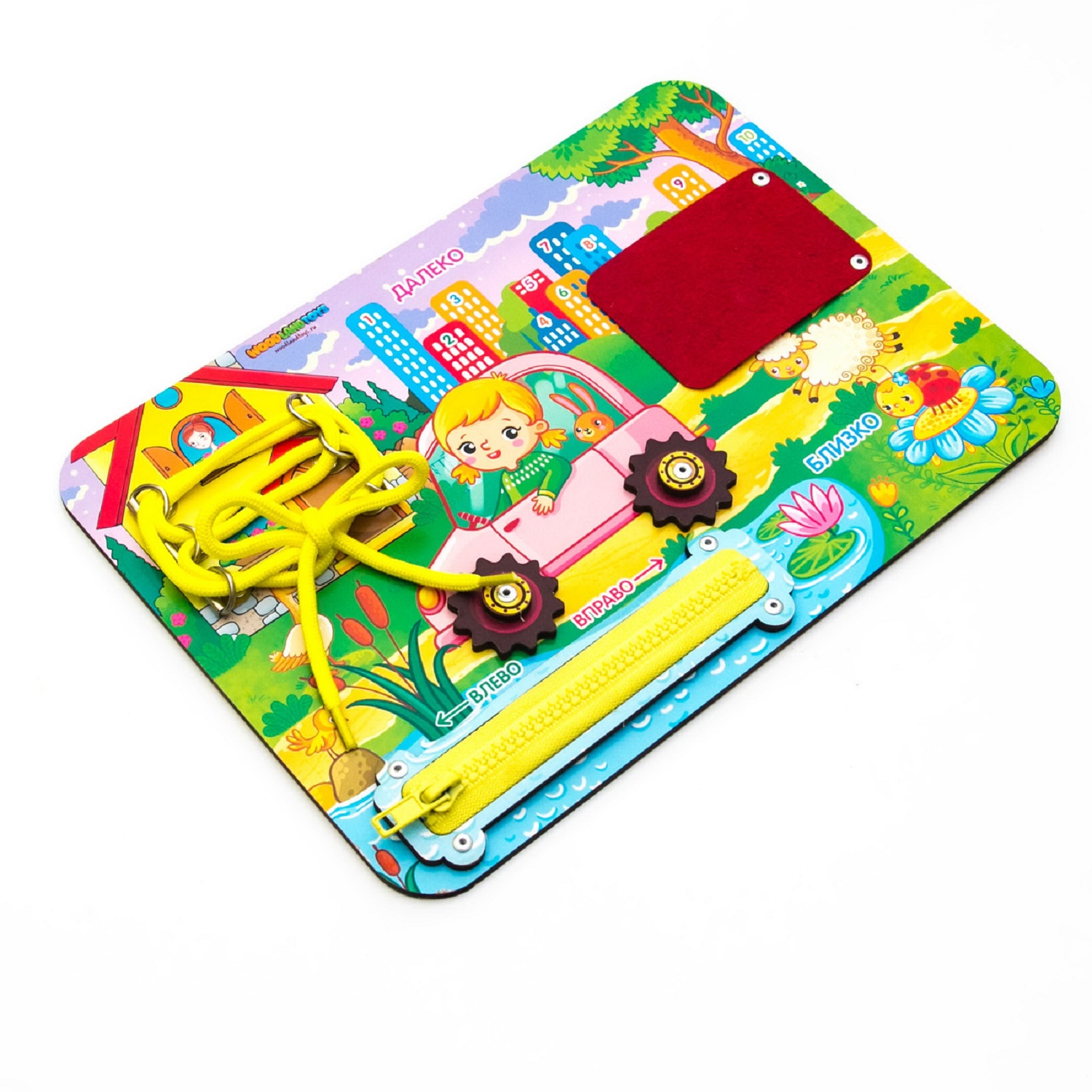 Игрушка WOODLANDTOYS бизиборд - фото 2
