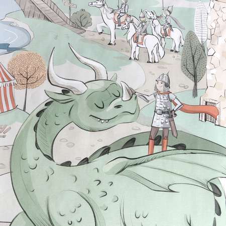 Пододеяльник Этель Dragon kingdom 143x215 см