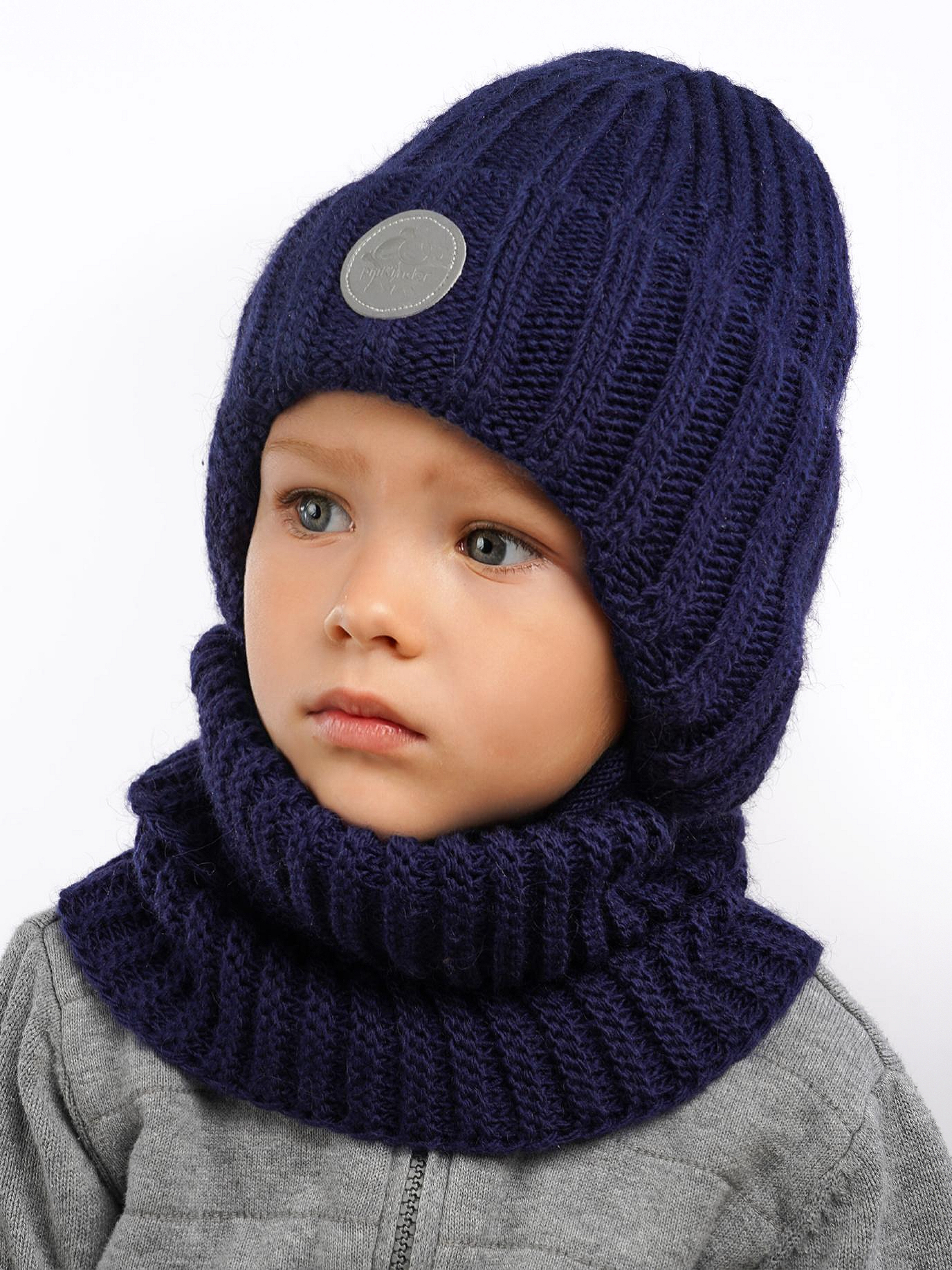 Шапка и снуд ПриКиндер U-W_234170 Цвет: Синий - фото 14