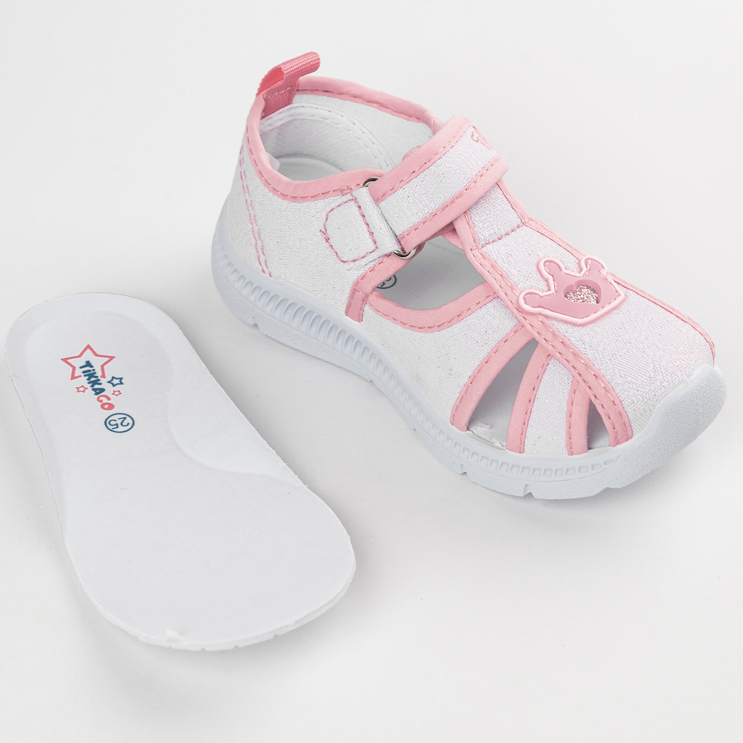 Сандалии TikkaGo 7T20_2509_white-pink - фото 9