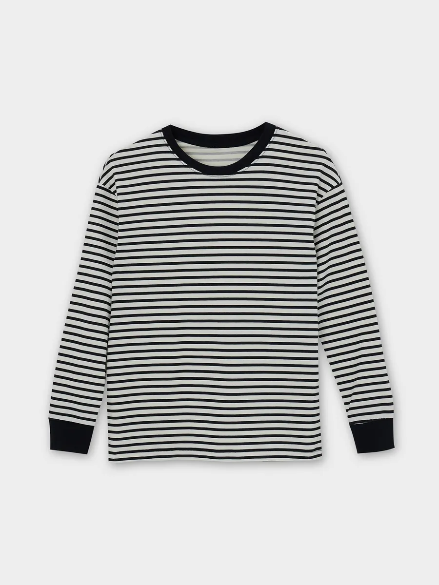Лонгслив Mark Formelle (Марк Формэль) 123434/1/черно -молочная полоска1 - фото 13
