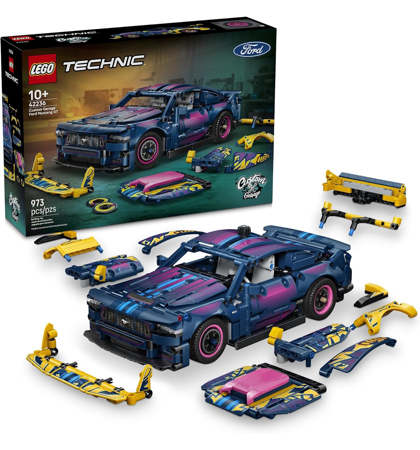 Конструктор LEGO Technic Ford Mustang GT 973 дет. - фото 1