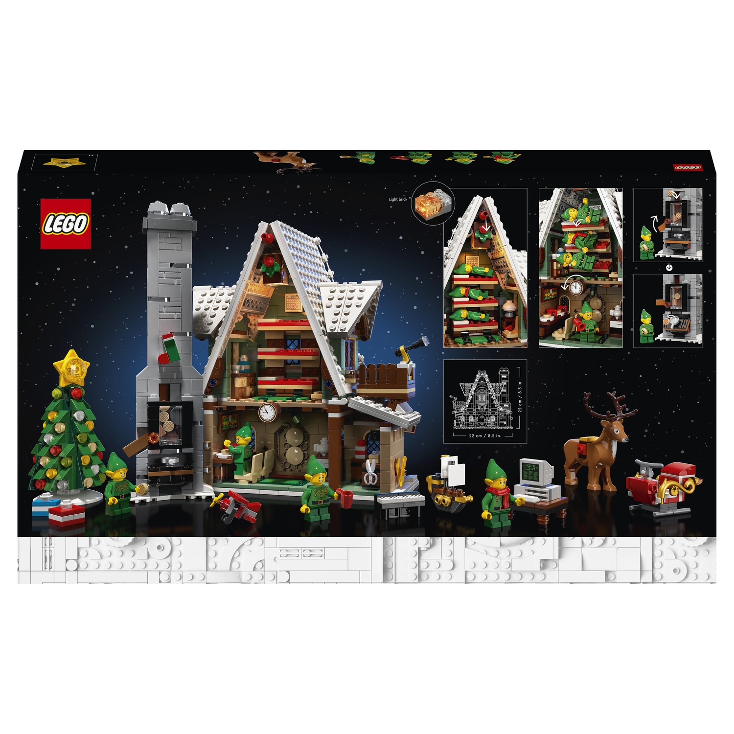 Конструктор LEGO Icons Домик эльфов блочный - фото 3